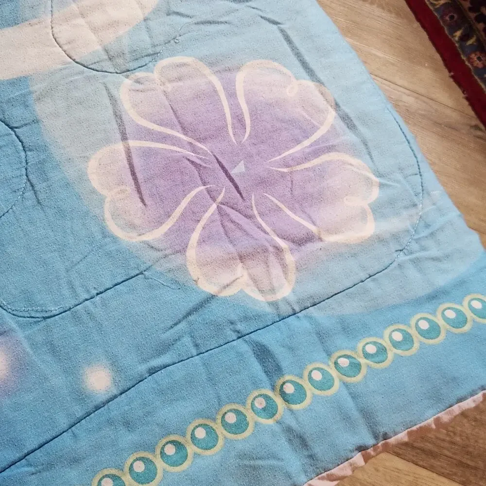 Vintage 90s Disney Ariel The Little Mermaid Comforter Twin Reversible Bedding